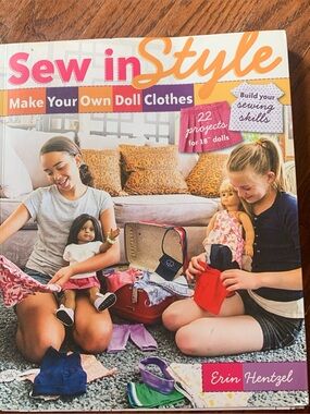 Sew In Style Make Your Own Doll Clothes 18 in Doll Patterns Erin Hentzel